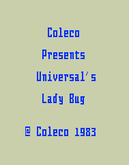 Lady Bug Title Screen